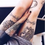 Kadın Bacak ve Ayak Dövme Modelleri 4