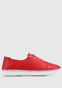 0127718 eclipse kirmizi deri kadin ayakkabi 4498228070300