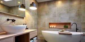 Modern Bir Banyoda Renk Secimi