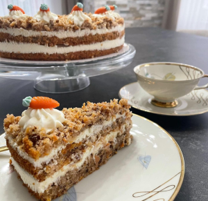 Cevizli havuçlu pasta