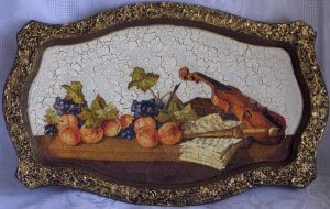 ahşap boyama dekupaj tekniği