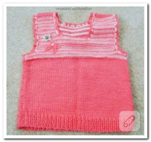 orgu kiz cocuk suveter modelleri pembe scaled 1 1