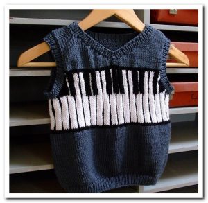 piyano tuslari desenli orgu erkek suveteri 1