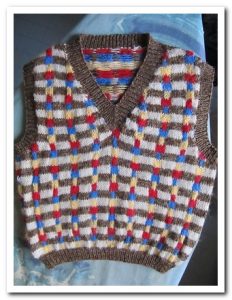 renkli desenli orgu cocuk suveteri 1