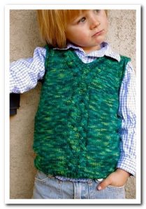 yesil cocuk suveter modeli 1