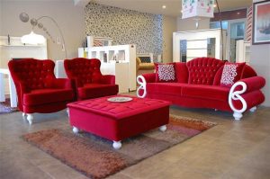 kirmizi koltuk takimi