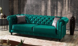 koyu yesil koltuk takimi